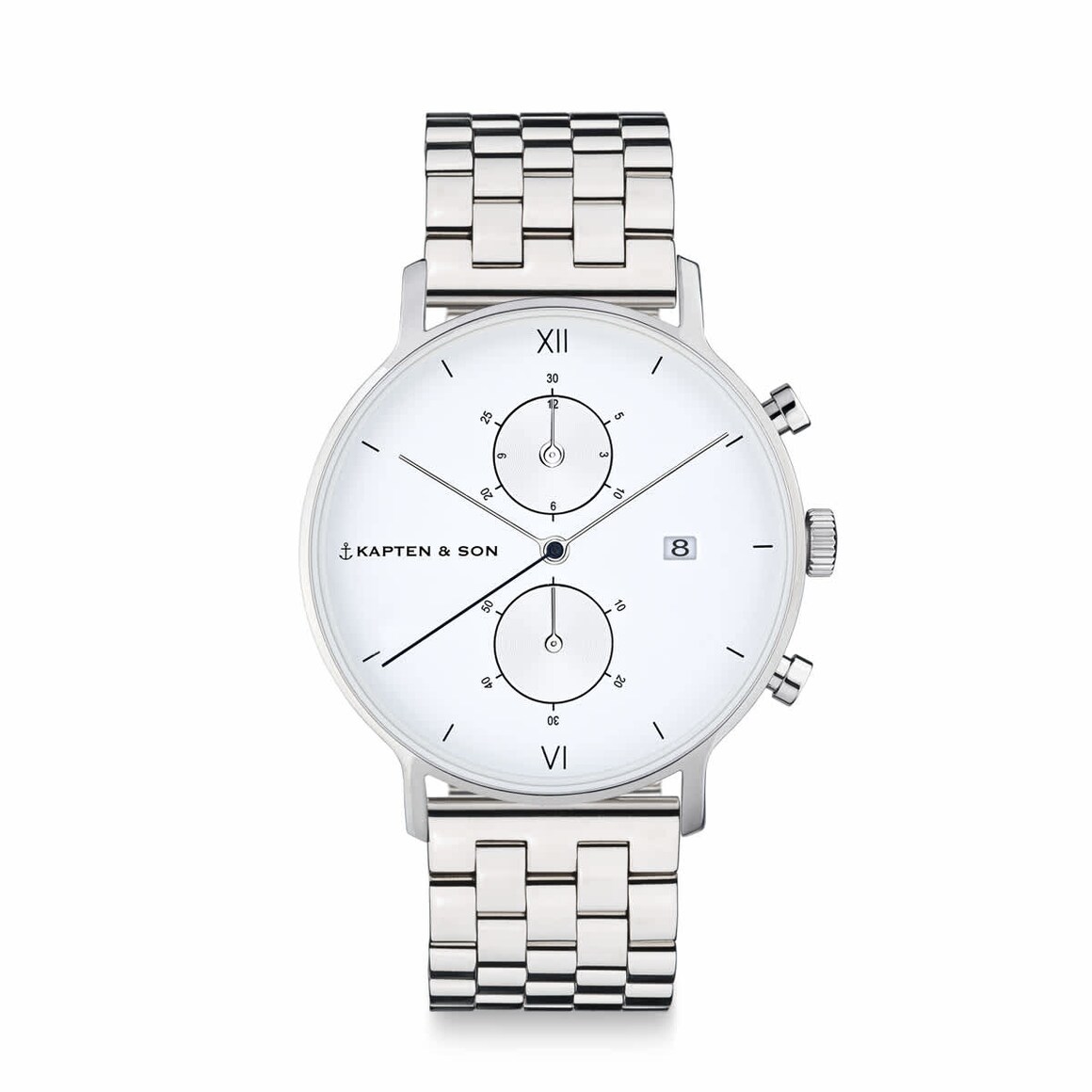 Kpten & Son Chrono Silver Steel